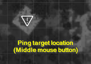 Ping target location with middle mouse button